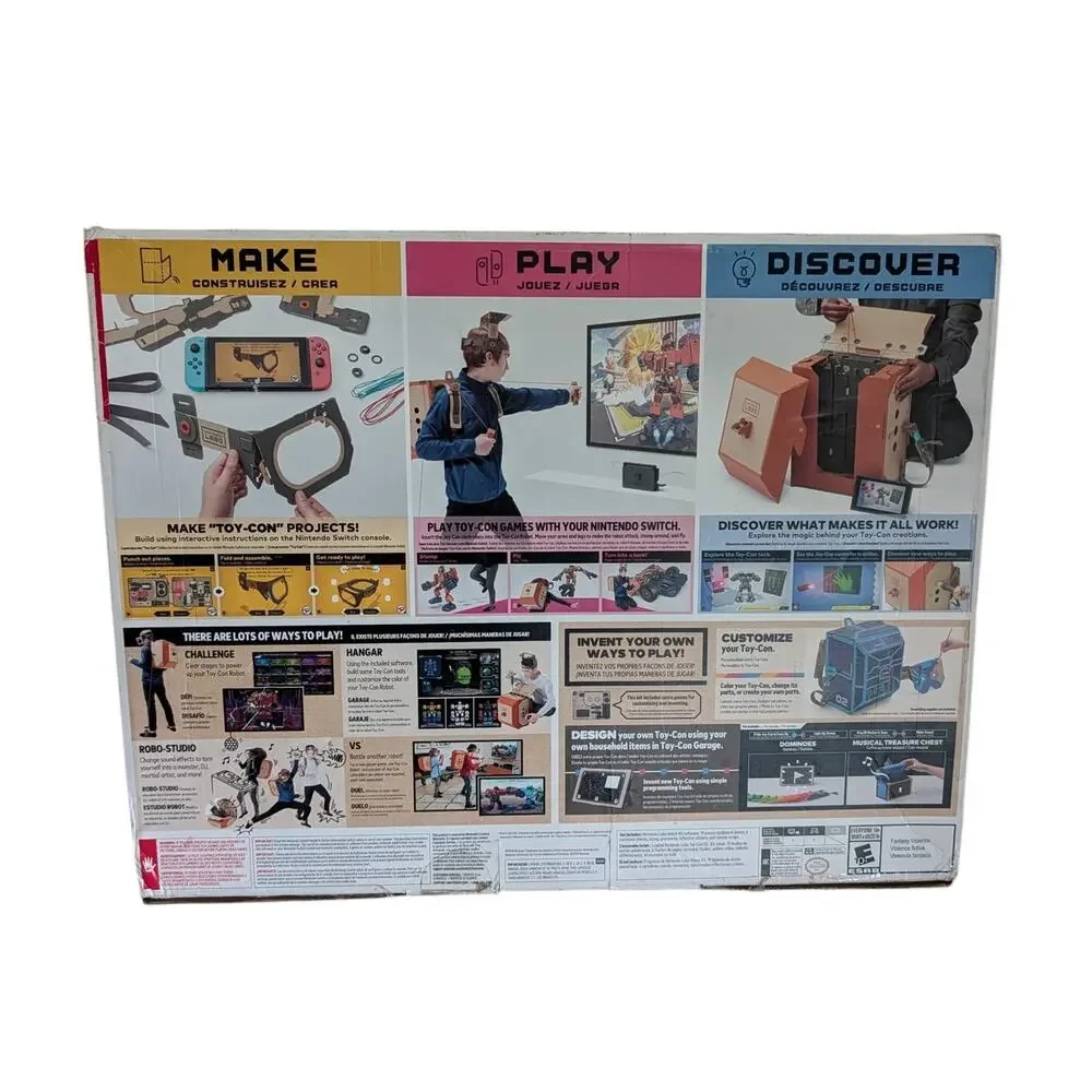 Nintendo Labo Toy-Con 2 Robot Kit Nintedo Switch 2018 New Open Box